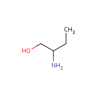 2-Amino-1-butanol formula graphical representation