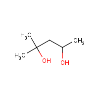 Hexylene glycol formula graphical representation