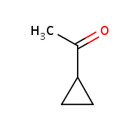 Cyclopropyl methyl ketone formula graphical representation