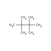 2,2,3,3-Tetramethylbutane formula graphical representation