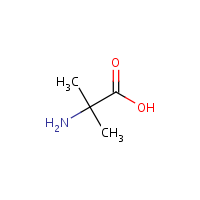 2-Aminoisobutyric acid formula graphical representation