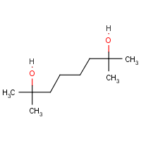 2,7-Dimethyl-2,7-octanediol formula graphical representation