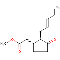 Methyl jasmonate formula graphical representation