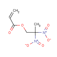 2,2-Dinitropropyl acrylate formula graphical representation