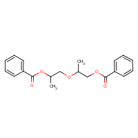 2-(2-(Benzoyloxy)propoxy)propyl benzoate formula graphical representation