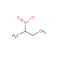 2-Nitrobutane formula graphical representation