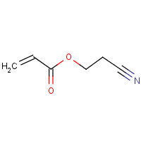 2-Cyanoethyl acrylate formula graphical representation