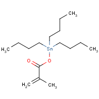 Tributyltin methacrylate formula graphical representation