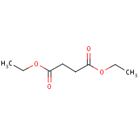 Butanedioic acid, diethyl ester formula graphical representation