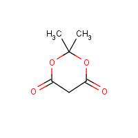 Meldrum's acid formula graphical representation