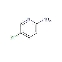 2-Amino-5-chloropyridine formula graphical representation
