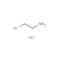 Cysteamine hydrochloride formula graphical representation
