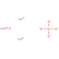 Tricalcium silicate formula graphical representation