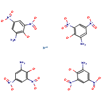 Zirconium picramate formula graphical representation