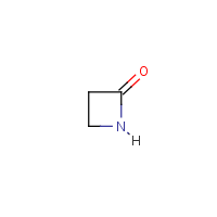 2-Azetidinone formula graphical representation