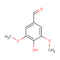 Syringaldehyde formula graphical representation
