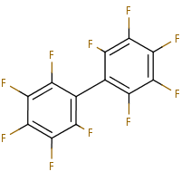 Decafluorobiphenyl formula graphical representation