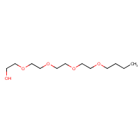 Tetraethylene glycol butyl ether formula graphical representation