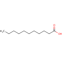 Undecanoic acid formula graphical representation