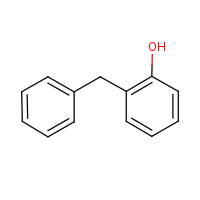 o-Benzylphenol formula graphical representation
