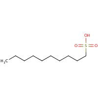 Decane-1-sulfonic acid formula graphical representation