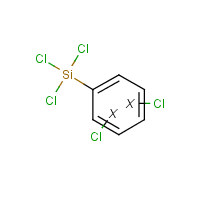 Trichloro(dichlorophenyl)silane formula graphical representation