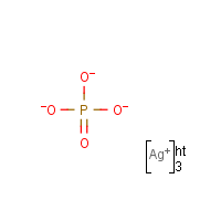 Silver phosphate formula graphical representation