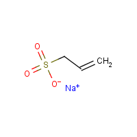 Sodium 2-propene-1-sulfonate formula graphical representation