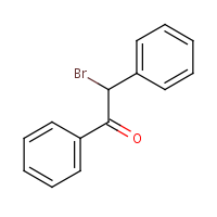 2-Bromo-1,2-diphenylethan-1-one formula graphical representation