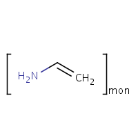 Poly(vinylamine) formula graphical representation