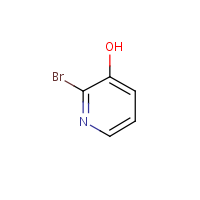 2-Bromo-3-pyridinol formula graphical representation