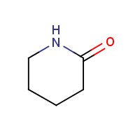2-Piperidone formula graphical representation