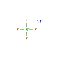 Sodium fluoborate formula graphical representation