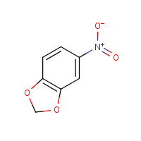 1,2-(Methylenedioxy)-4-nitrobenzene formula graphical representation