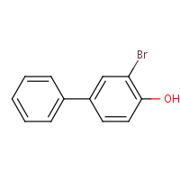 3-Bromo-4-phenylphenol formula graphical representation