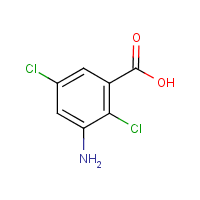 Chloramben formula graphical representation