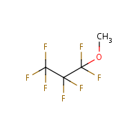 Methyl perfluoropropyl ether formula graphical representation