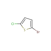 2-Bromo-5-chlorothiophene formula graphical representation