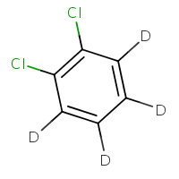 o-Dichlorobenzene-d4 formula graphical representation