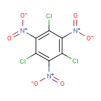 1,3,5-Trichloro-2,4,6-trinitrobenzene formula graphical representation