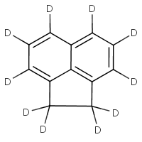 Acenaphthene-d10 formula graphical representation