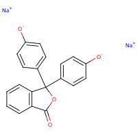 Phenolphthalein sodium formula graphical representation