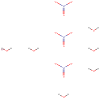 Thallic nitrate, trihydrate formula graphical representation