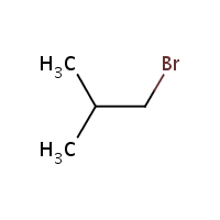 1-Bromo-2-methylpropane formula graphical representation