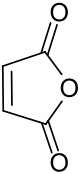 Maleic anhydride formula graphical representation