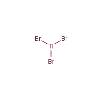Thallium(III) bromide formula graphical representation