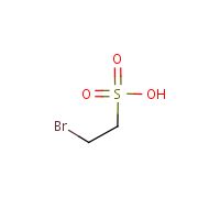 2-Bromoethanesulfonic acid formula graphical representation
