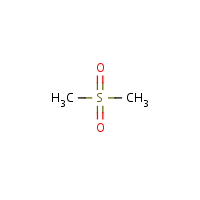 Dimethyl sulfone formula graphical representation