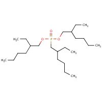 Bis(2-ethylhexyl) 2-ethylhexylphosphonate formula graphical representation