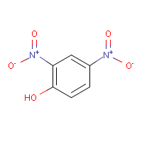 2,4-Dinitrophenol formula graphical representation